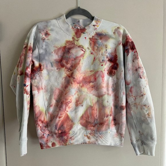 Ice-Dyed Crewneck Sweatshirt - Picture 1 of 2
